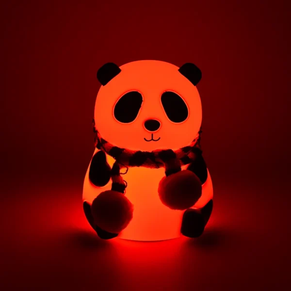 Panda 7-Color LED Silicone Touch Lamp - Image 3