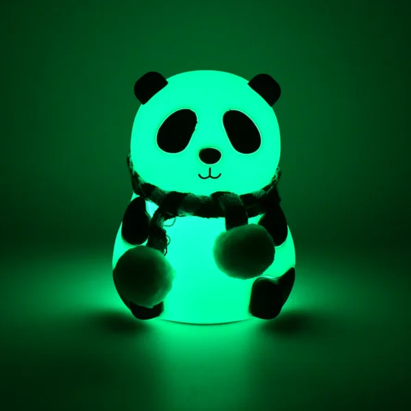 Panda 7-Color LED Silicone Touch Lamp - Image 4