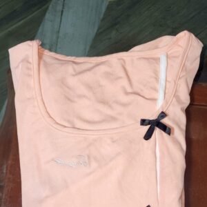 Women's Girls  Brown Color Top T-Shirt Half Sleeve