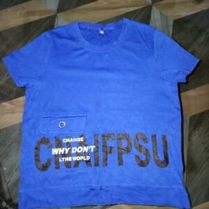 Women's Girls  Blue Color Top T-Shirt Half Sleeve