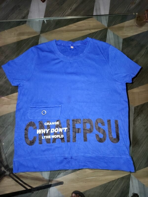 Women's Girls  Blue Color Top T-Shirt Half Sleeve