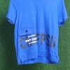 Women's Girls  Blue Color Top T-Shirt Half Sleeve - Image 3
