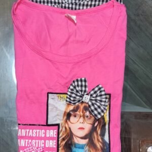 Pink Color Tshirt Picture