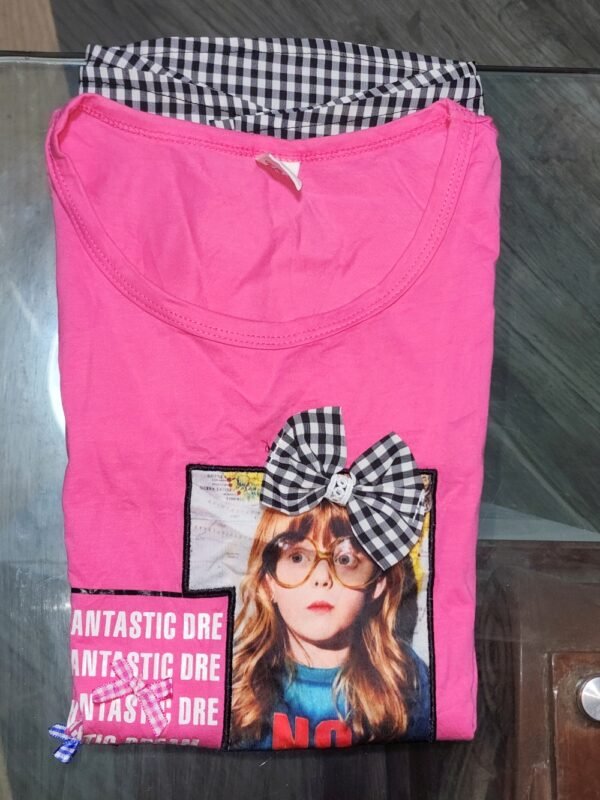 Pink Color Tshirt Picture