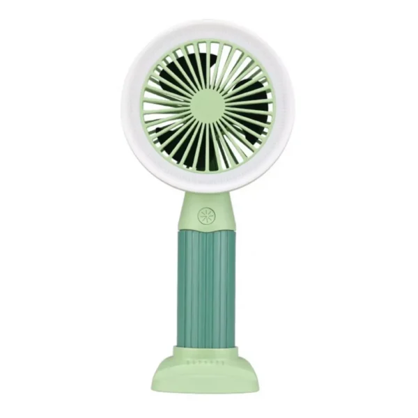 Fashion Lighting Fan Desktop Fan Mini Handheld Small Fan for Home, School USB Rechargeable & Portable Fan