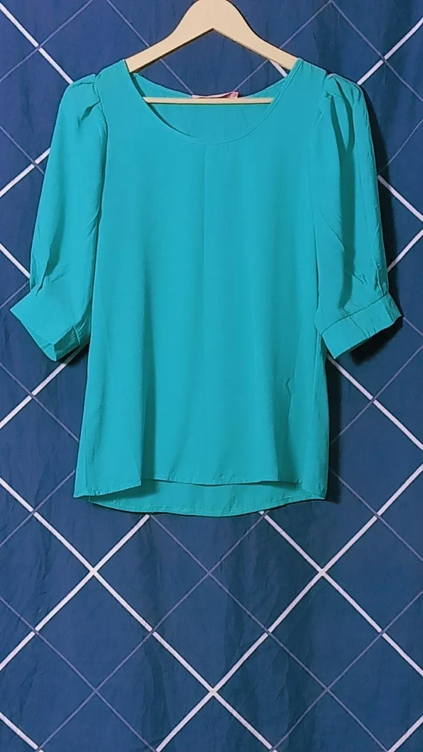 Trendy Blue Top for Girls – Soft Fabric & Comfortable Fit
