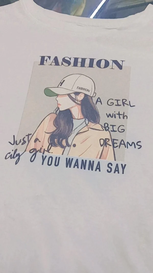 White Floral Print T-shirts – Summer Blouse for Women FASHION - Image 6