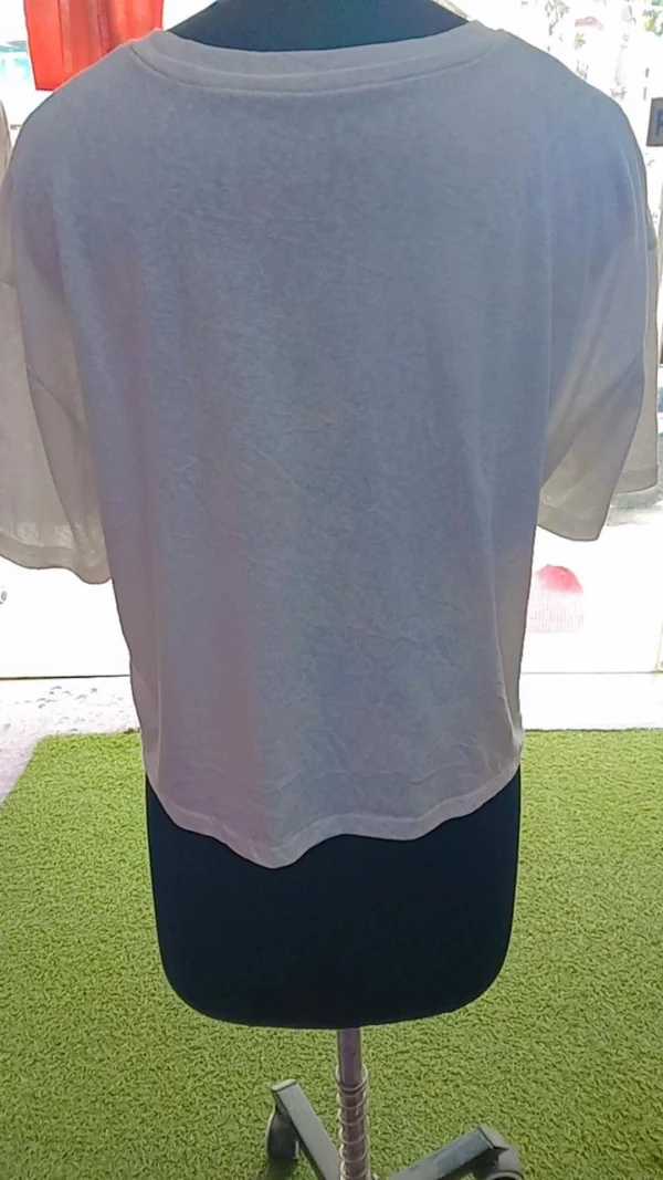 White Floral Print T-shirts – Summer Blouse for Women FASHION - Image 5