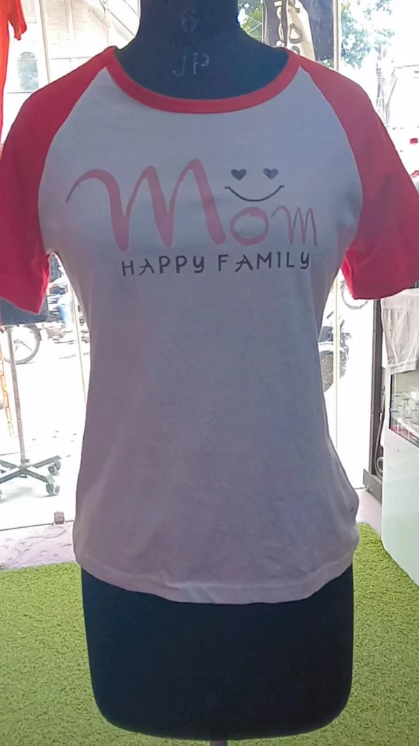 Stylish White (mom) t-shirts for Women – Lightweight & Trend - Image 3