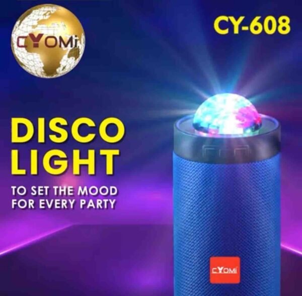 WIRELESS SPEAKER WITH DISCO LIGHT