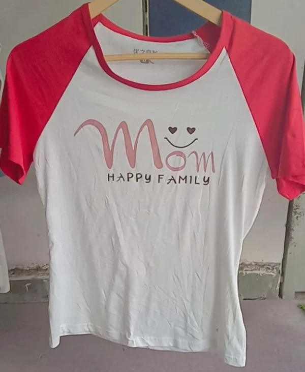 Stylish White (mom) t-shirts for Women – Lightweight & Trend