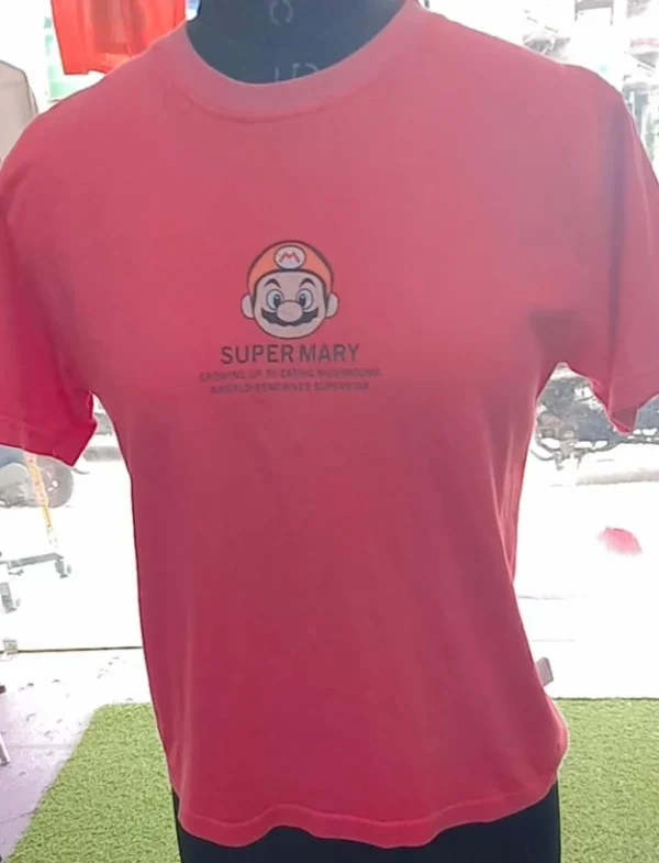 Vibrant Red Tee for Women – Street Style Must-Have - Image 3