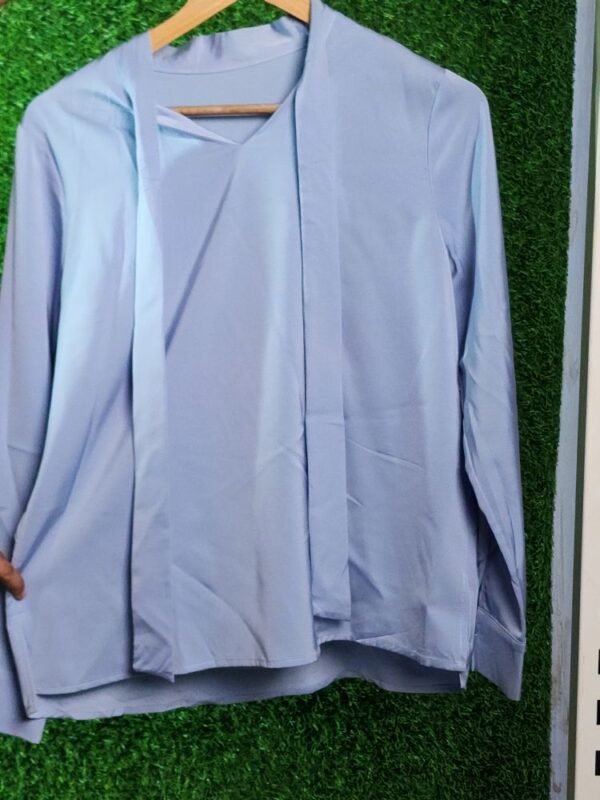 Sky Blue Women’s Top – Soft, Stylish & Breathable - Image 2