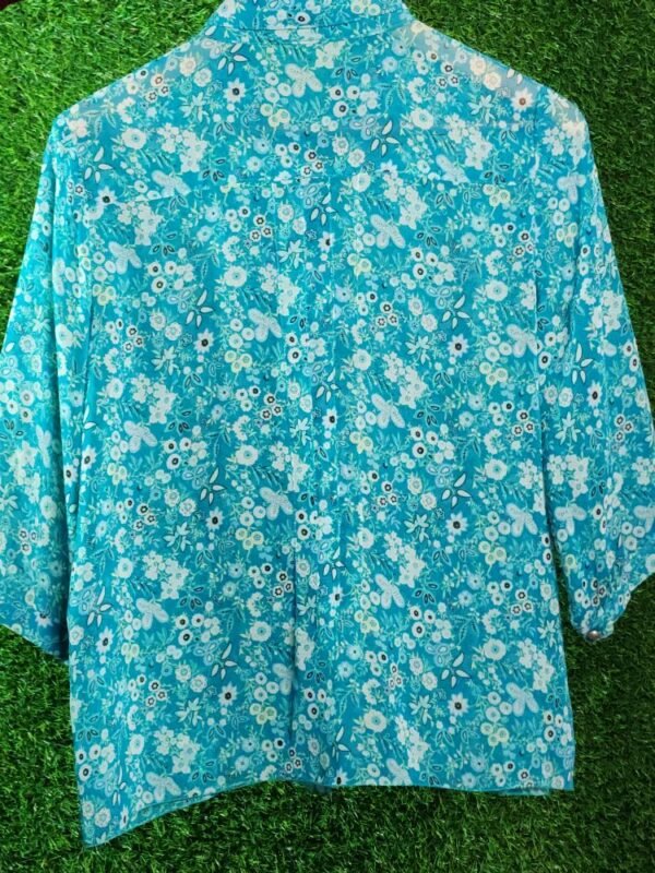 Girls Sky Blue Top – Elegant & Comfortable Everyday Wear for Kids and Teens - Image 2