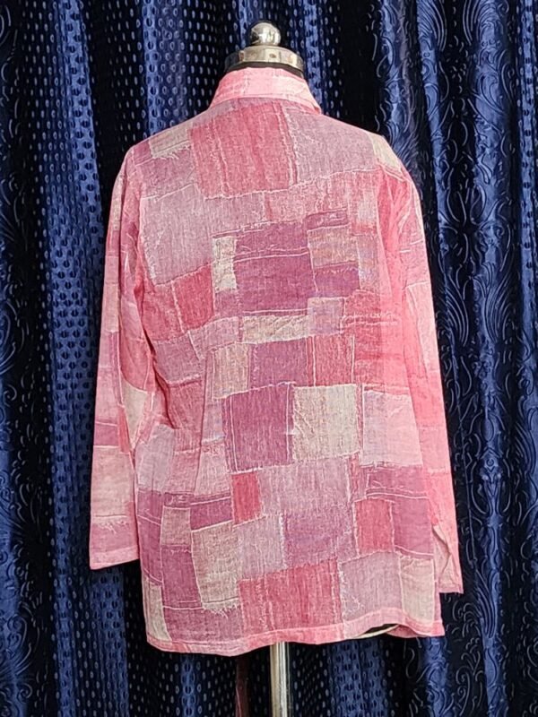 Elegant Pink Blouse for Women - Office & Casual Wear - Image 4