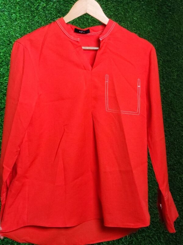 Women’s Red Blouse – Perfect for Day and Night
