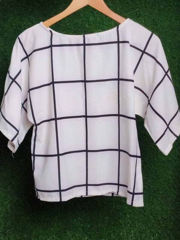 “Elegant Women’s White Bow‑Tie Poplin Blouse – Summer Top” - Image 2