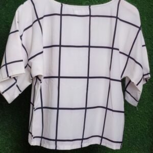 “Elegant Women’s White Bow‑Tie Poplin Blouse – Summer Top”