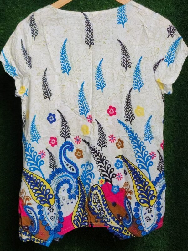 “Classic Women’s White Puff‑Sleeve Blouse – Timeless Chic” - Image 2