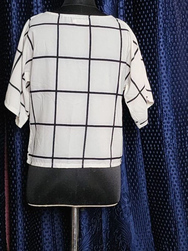 “Elegant Women’s White Bow‑Tie Poplin Blouse – Summer Top” - Image 4