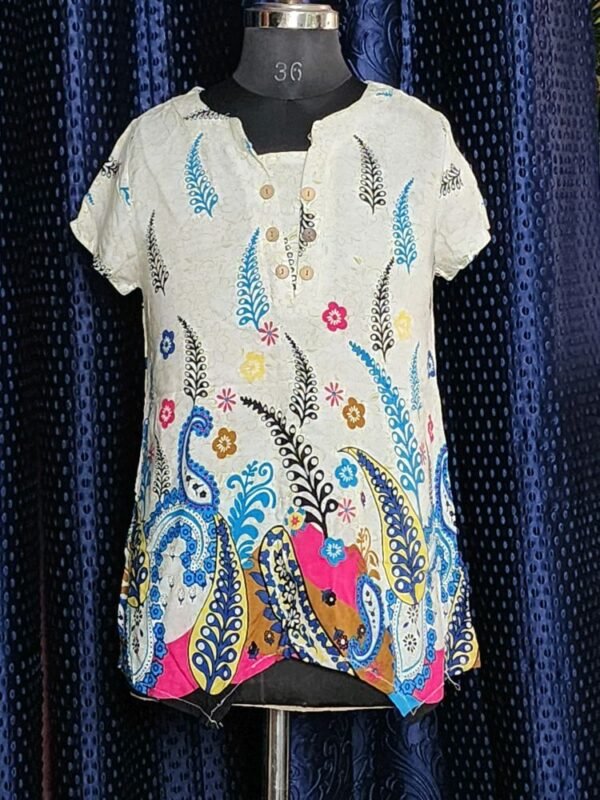 “Classic Women’s White Puff‑Sleeve Blouse – Timeless Chic” - Image 3