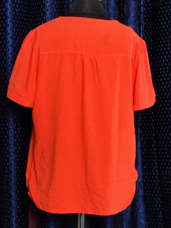 Women’s Red Top – Bold & Elegant Blouse for Casual, Party, or Evening Wear - Image 4