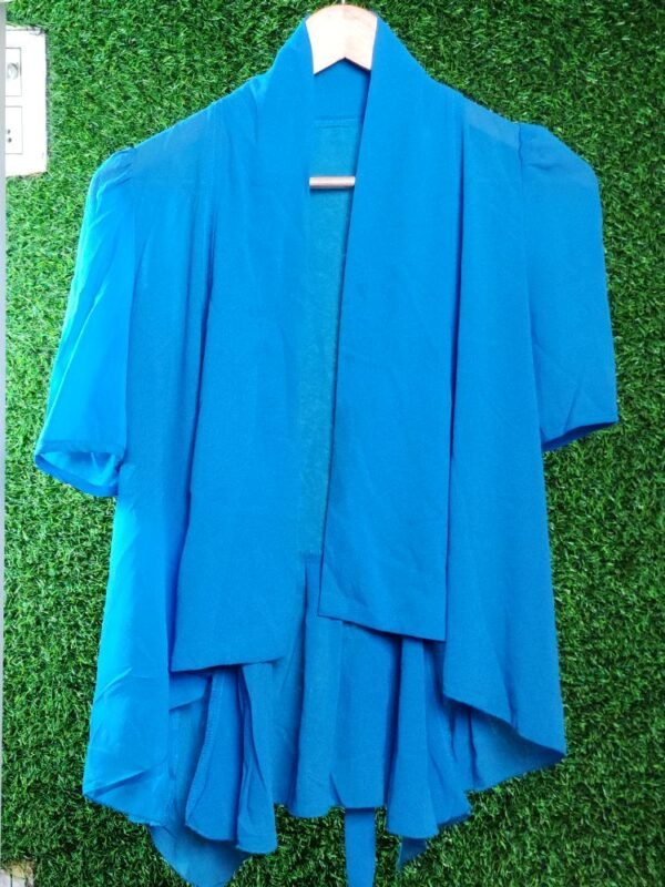 Women's Elegant Blue Top – Casual & Chic Blouse for Office or Everyday Wear