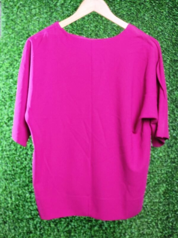 Purple Crop Top for Women – Retro Chic Vibe” - Image 2