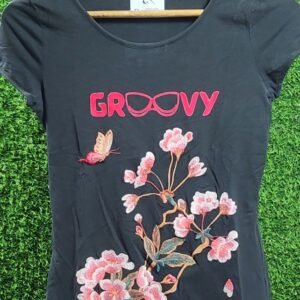 “Trendy Black Groovy Top for Women | Funky & Stylish Fashion”