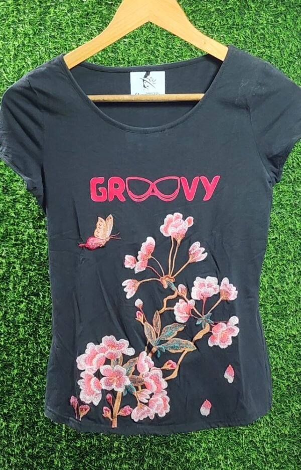 “Trendy Black Groovy Top for Women | Funky & Stylish Fashion”