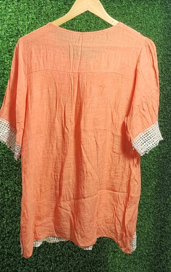 “Vibrant Orange Top for Women | Bold & Trendy Fashion Wear” - Image 2