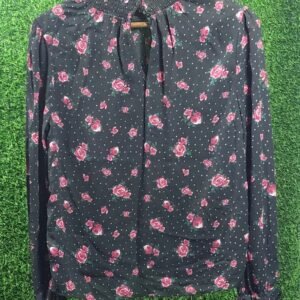 "Elegant Ladies Black Top – Stylish Casual & Party Wear Outfit"