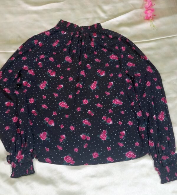 "Elegant Ladies Black Top – Stylish Casual & Party Wear Outfit" - Image 2