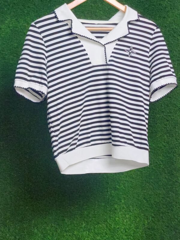 Classic black White Top for Ladies – Stylish, Comfortable & Perfect for Daily, Office, or Casual Wear - Image 3