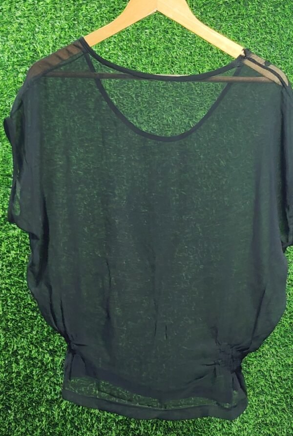 "Stylish Ladies Black Top – Modern, Comfortable & Perfect for Day or Night" - Image 3