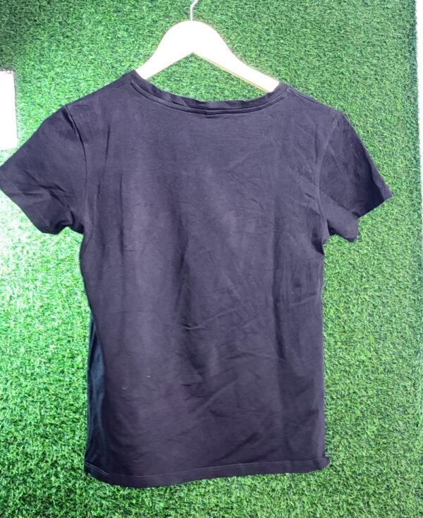 Black T-Shirt for Women – Classic & Comfortable - Image 2
