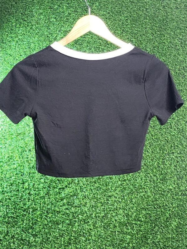 Trendy Ladies Black Top – Elegant & Versatile Wear for Any Occasion - Image 2