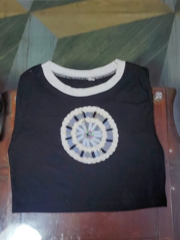 Trendy Ladies Black Top – Elegant & Versatile Wear for Any Occasion - Image 3