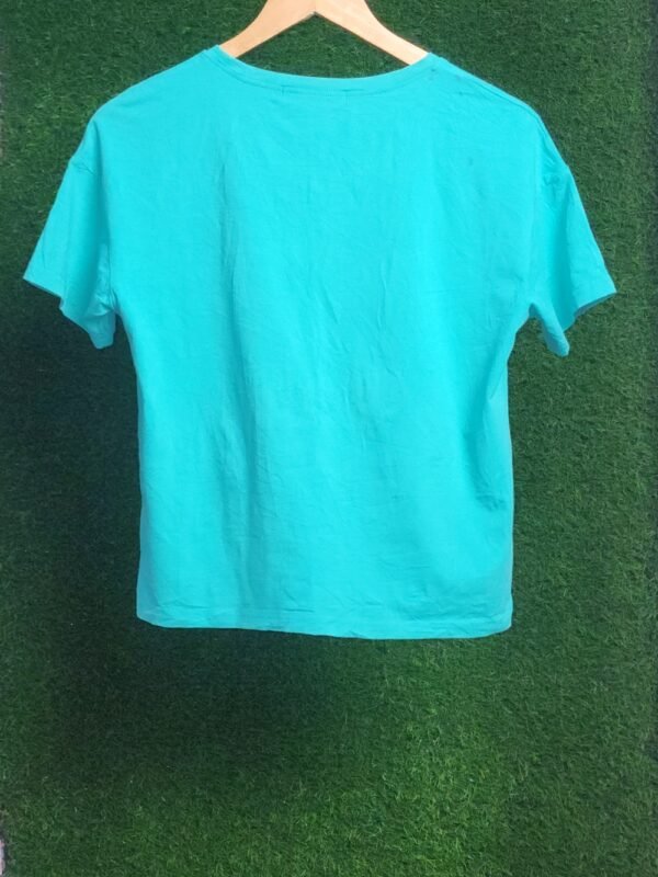 Sky Blue T-Shirt for Women – Trendy & Comfy Everyday Style - Image 4