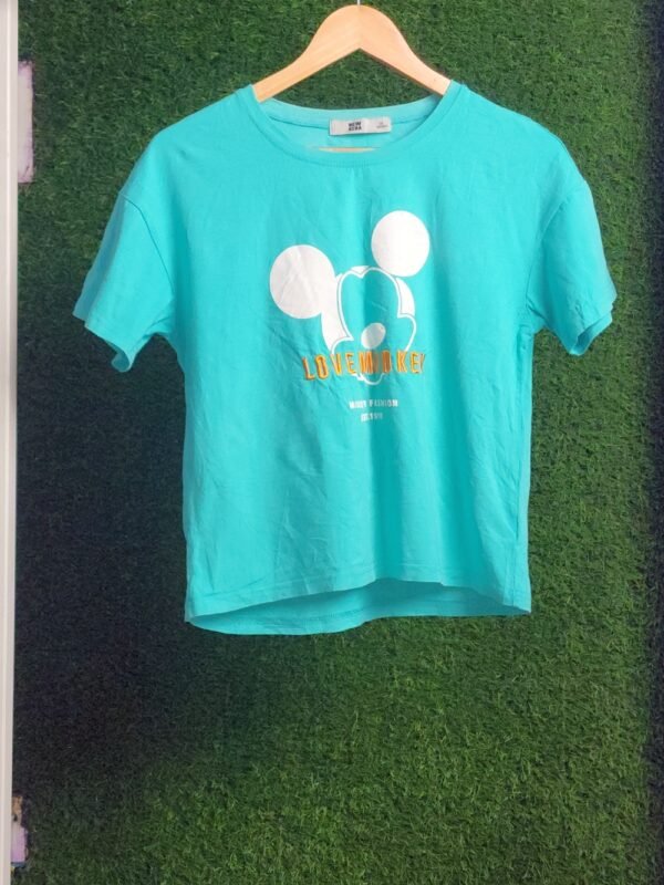 Sky Blue T-Shirt for Women – Trendy & Comfy Everyday Style - Image 3