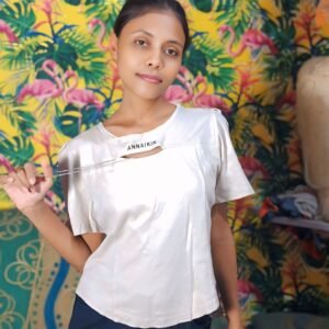 Stylish White Top for Women – Lightweight & Trendy